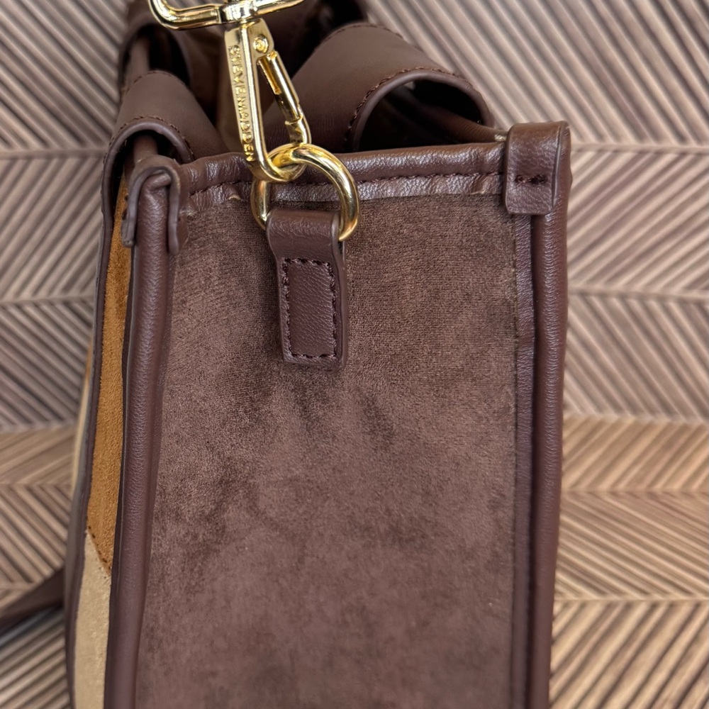 Steve Madden Stylish Patchwork Crossbody Bag In B… - image 8